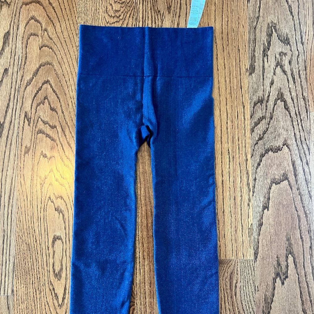 SPANX Look At Me Now High Rise Seamless Leggings in Navy Blue